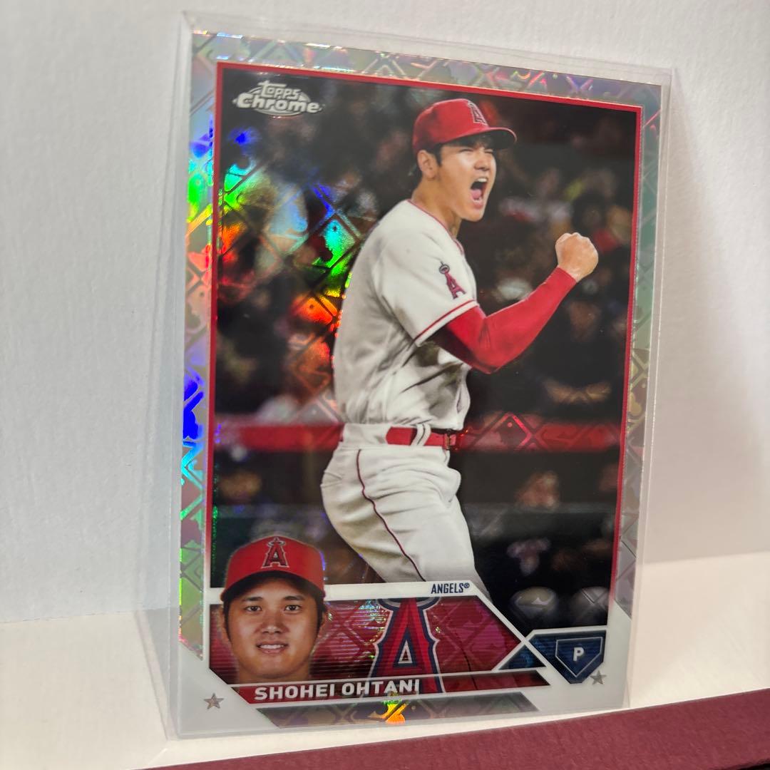 Shohei Ohtani Topps Chrome ロゴリフラクター　2023