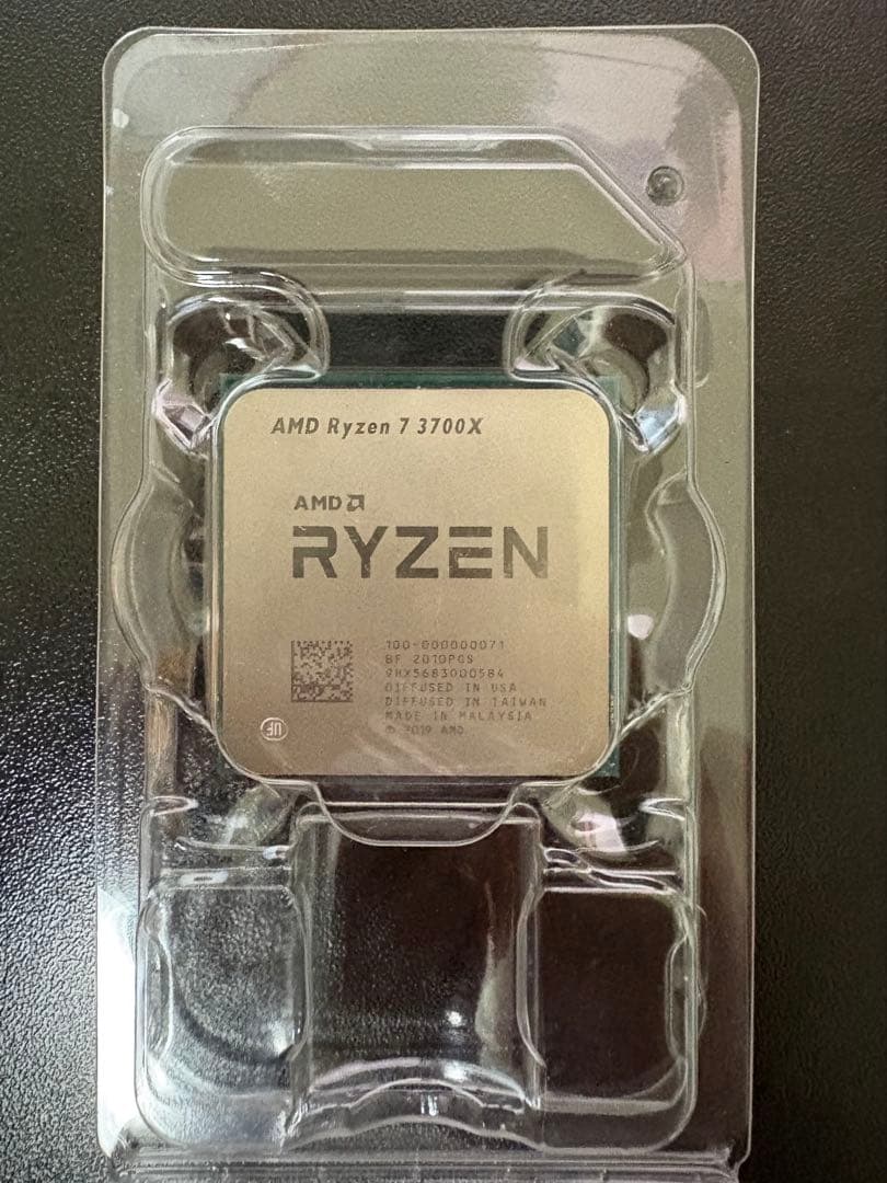 【通電確認済】AMD Ryzen 7 3700X（ピン折れなし・プラケース付）