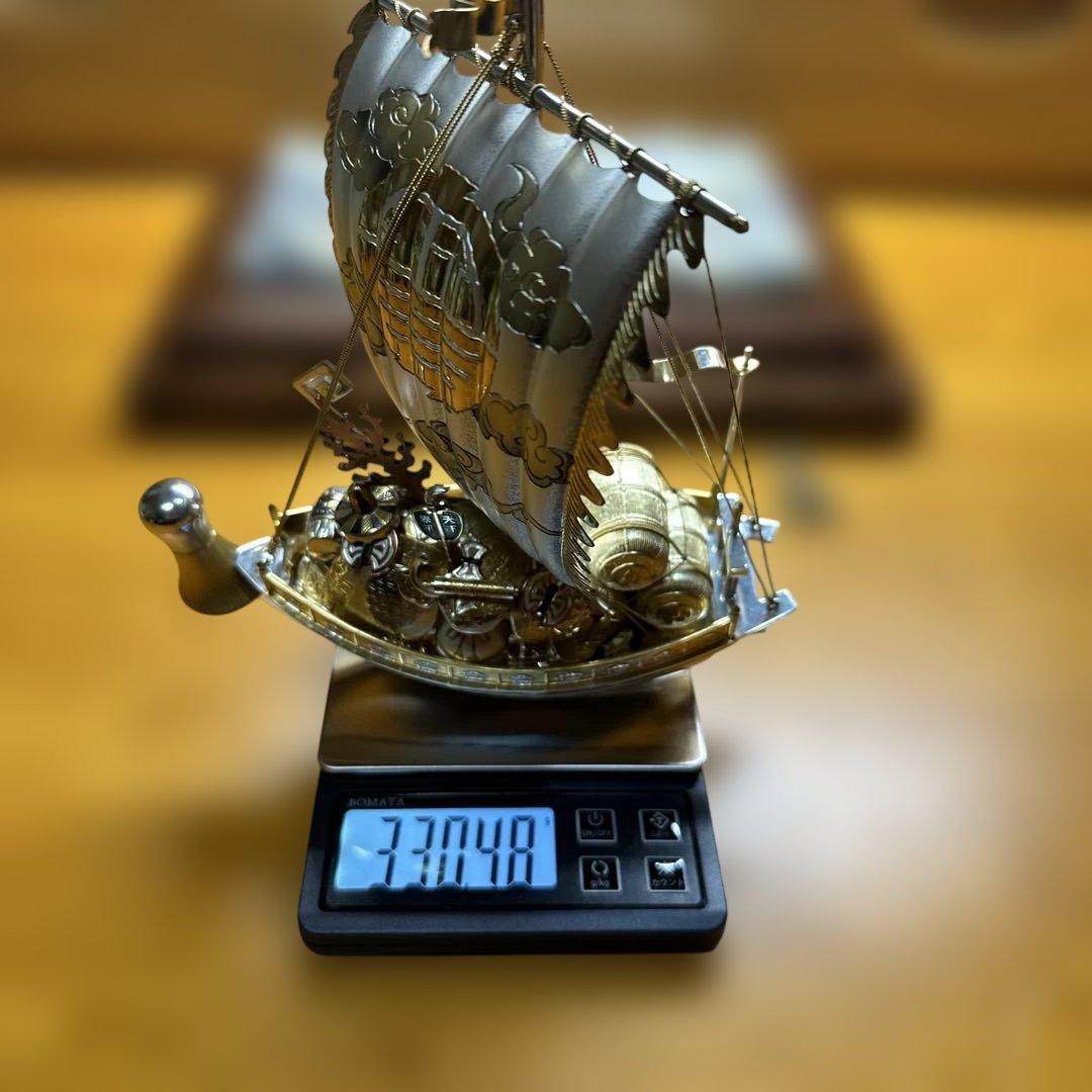 純銀 宝船3号 武比古 330g
