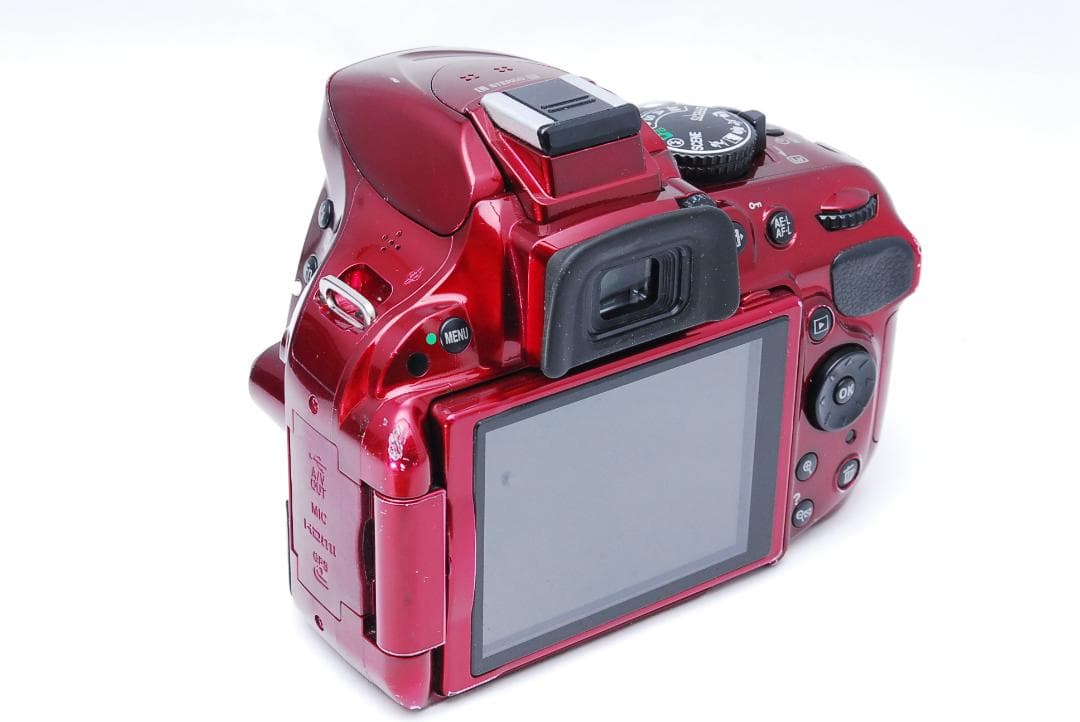 Nikon D5200 ♥ダブルレンズ♥希少色レッド♥ニコン♥デジタル一眼レフ