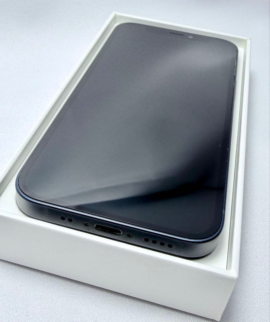 【128GB】iPhone 12 mini ブラック SIMフリー 動作◎