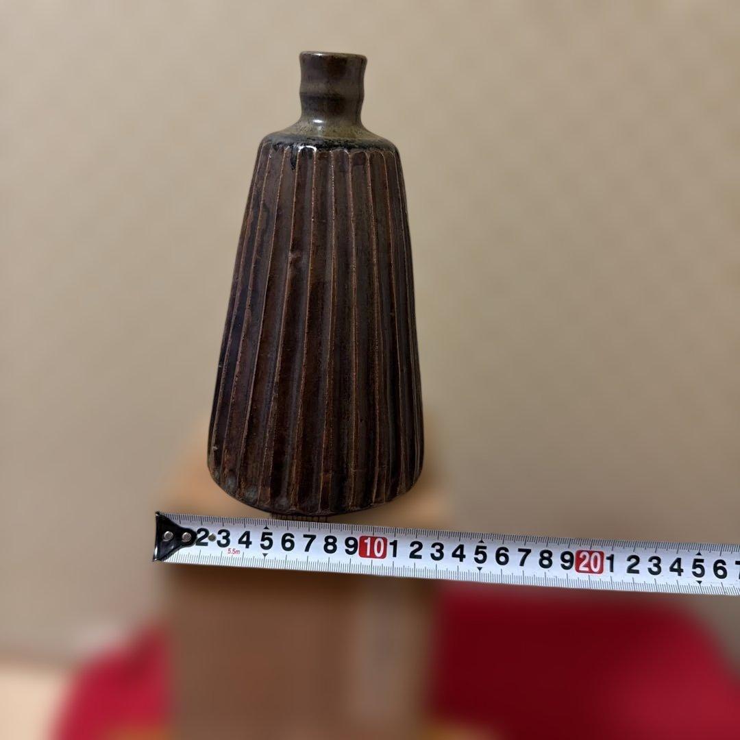 骨董品　古丹波　傘型花入