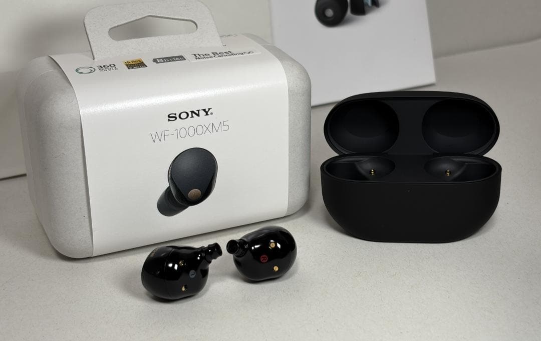 美品 SONY WF-1000XM5 ブラック ノイズキャンセリング ワイヤレス