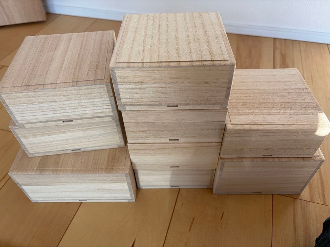 【新品】桐箱10個セットまとめて　伝統工芸品　桐箱　国産日本製