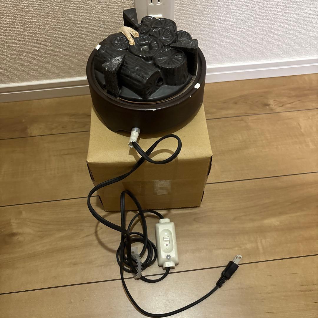 炉壇用電気炭 ヤマキ電熱器 通電確認済み