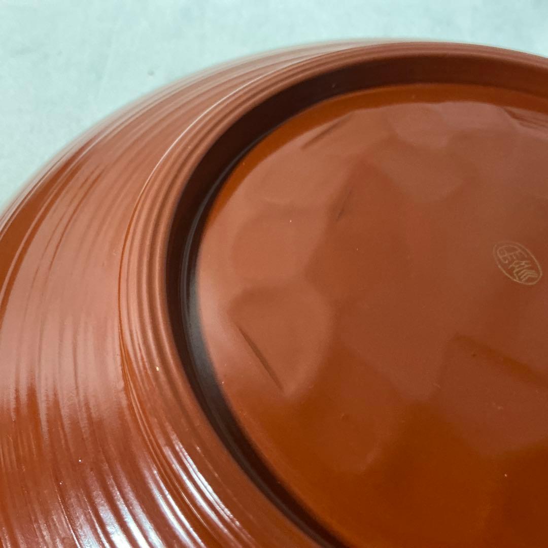 【最高級 京漆器】象彦 菓子器「朝陽」共箱付 直径22.5cm 金彩 朱塗