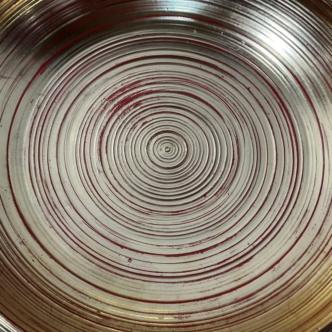 【最高級 京漆器】象彦 菓子器「朝陽」共箱付 直径22.5cm 金彩 朱塗