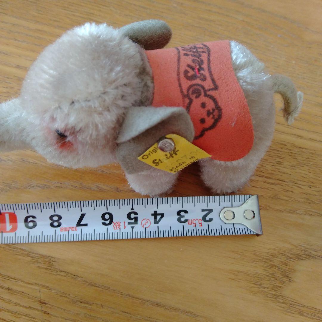 ヴィンテージ シュタイフ　ゾウ　ぬいぐるみ
