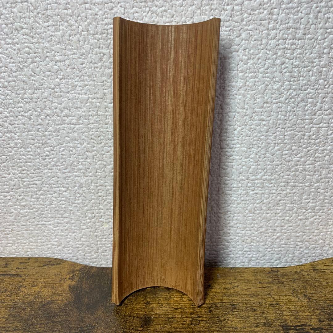 E-1 【茶道具】竹彫 山水漢詩文 茶合（仙媒・茶量）共箱付き
