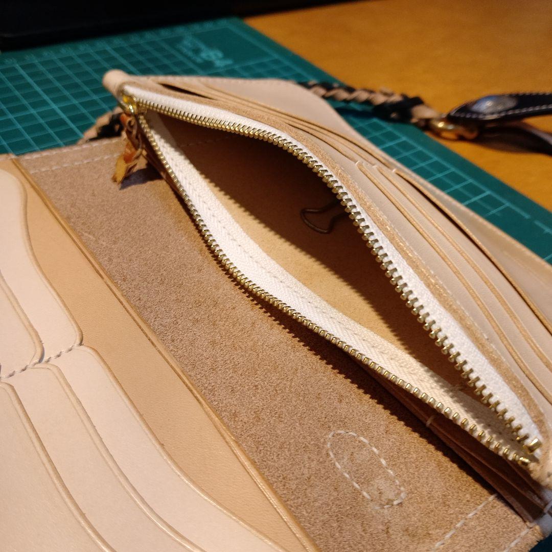ハンドメイド　バイカーズウォレット　長財布