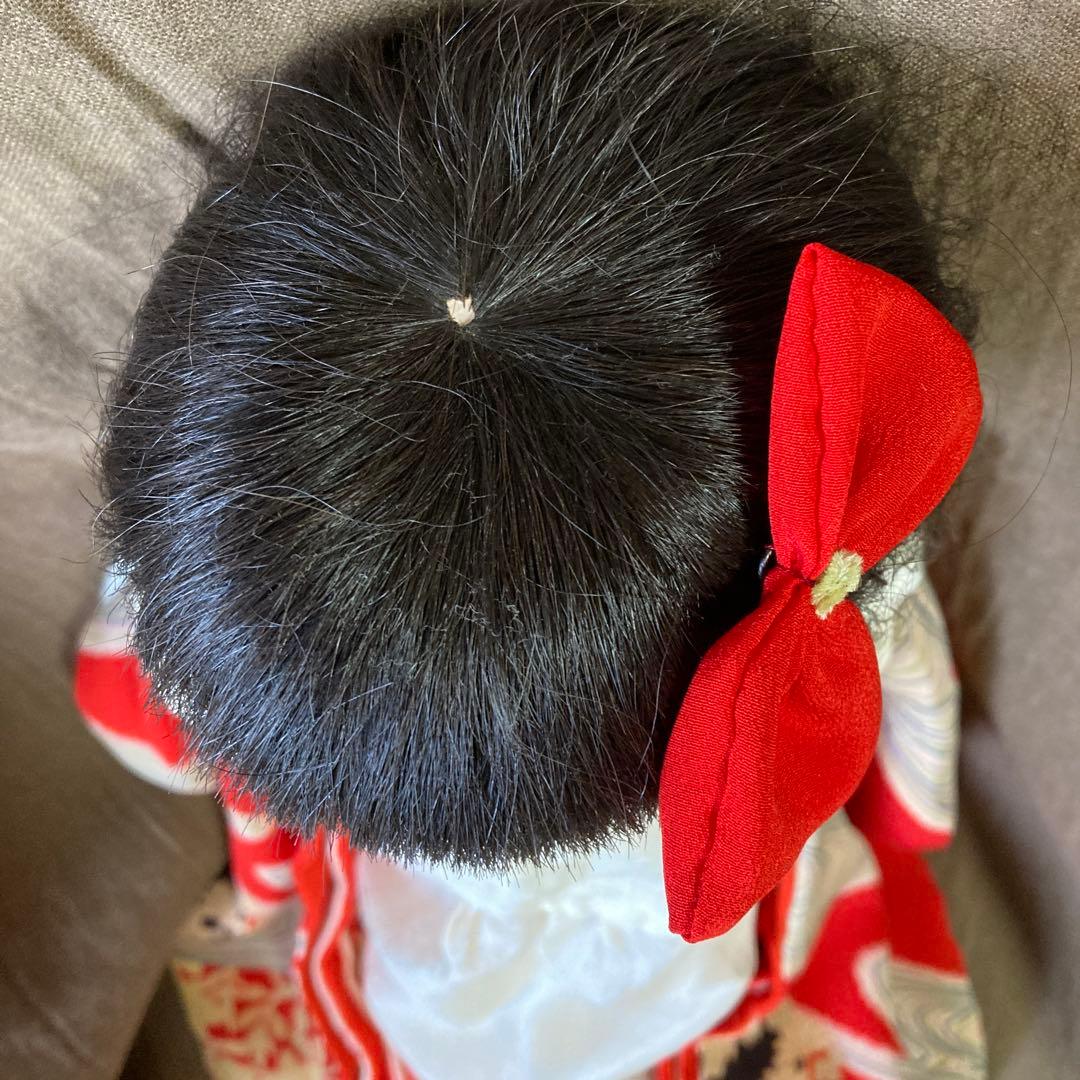市松人形12号エプロンの子