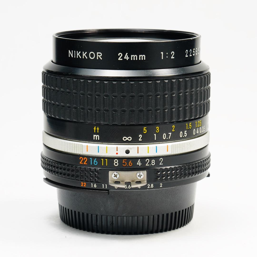 【PLフィルター付】動作◎ ニコン Ai-s Nikkor 24mm F2 69