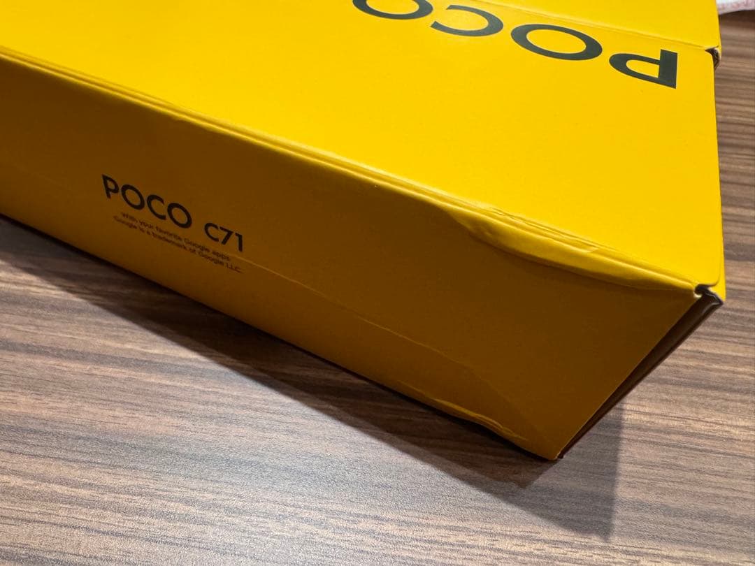 【短時間使用美品2台セット】POCO C71 64GB・128GB 各1台ずつ