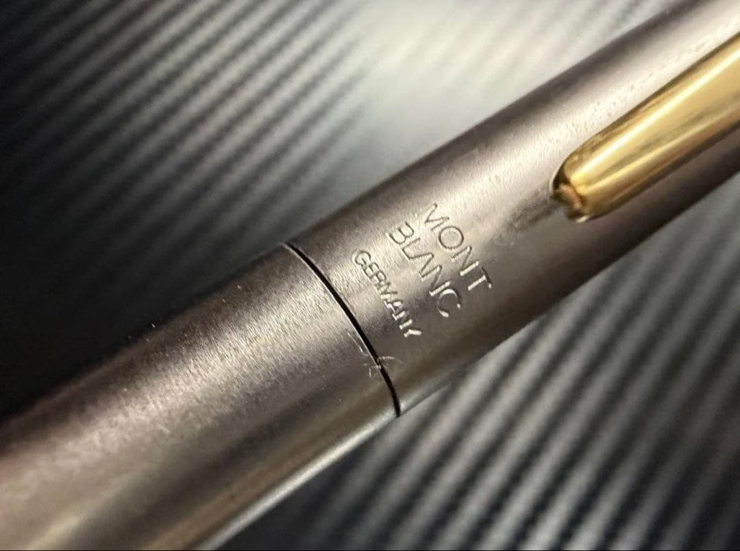 美品 モンブラン ノブレス スリムライン 14K 万年筆 EF 極細字