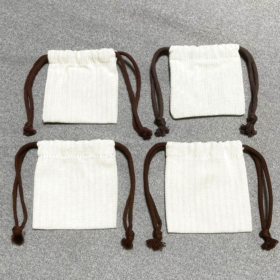✨新品未使用✨ エルメス HERMES 巾着袋 保存袋 4枚セット ミニ巾着