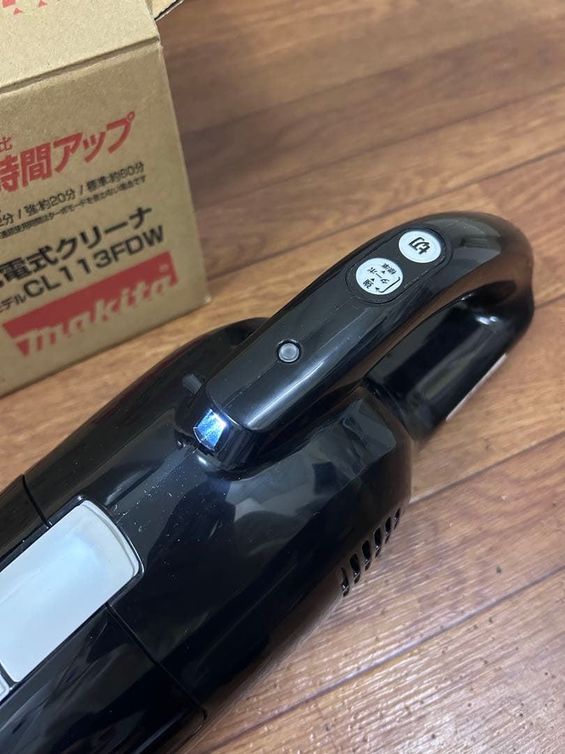 マキタ makita 充電式クリーナー CL113FDW ブラック 掃除機