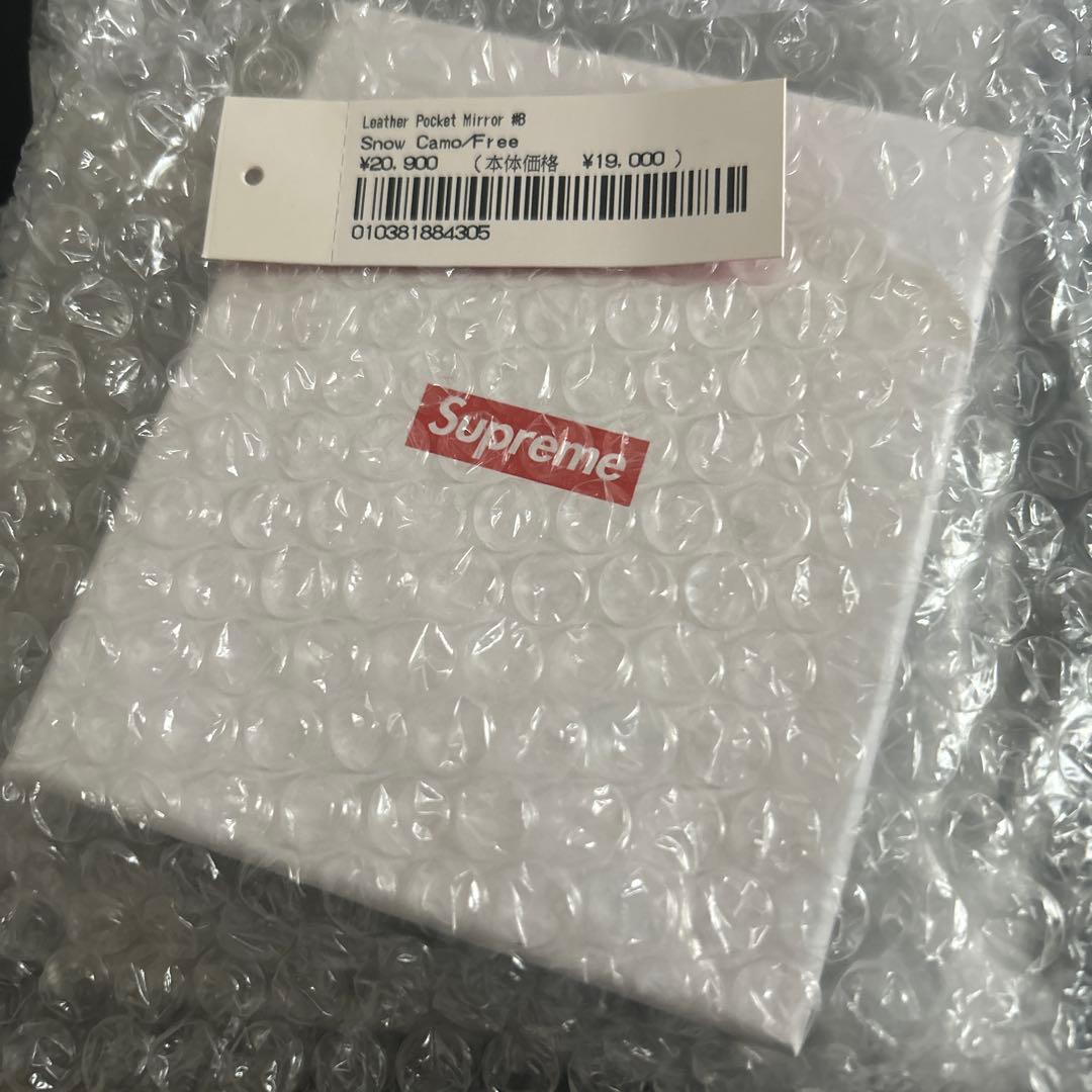 メイク道具・化粧小物 Supreme Leather Pocket Mirror  Camo