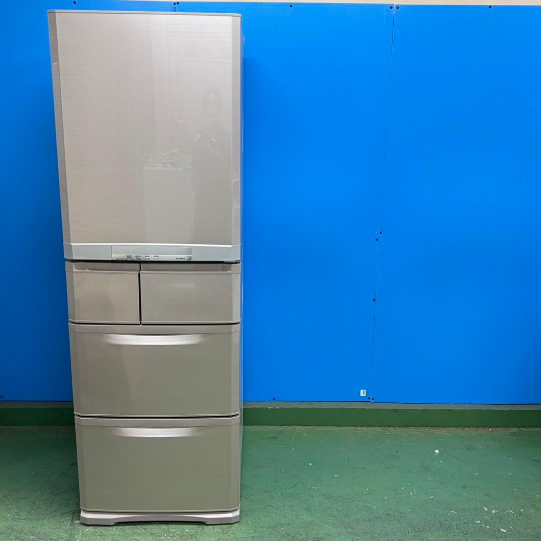 822 三菱　5ドア　大型　家庭用　冷蔵庫　大容量　極美品　運搬設置無料