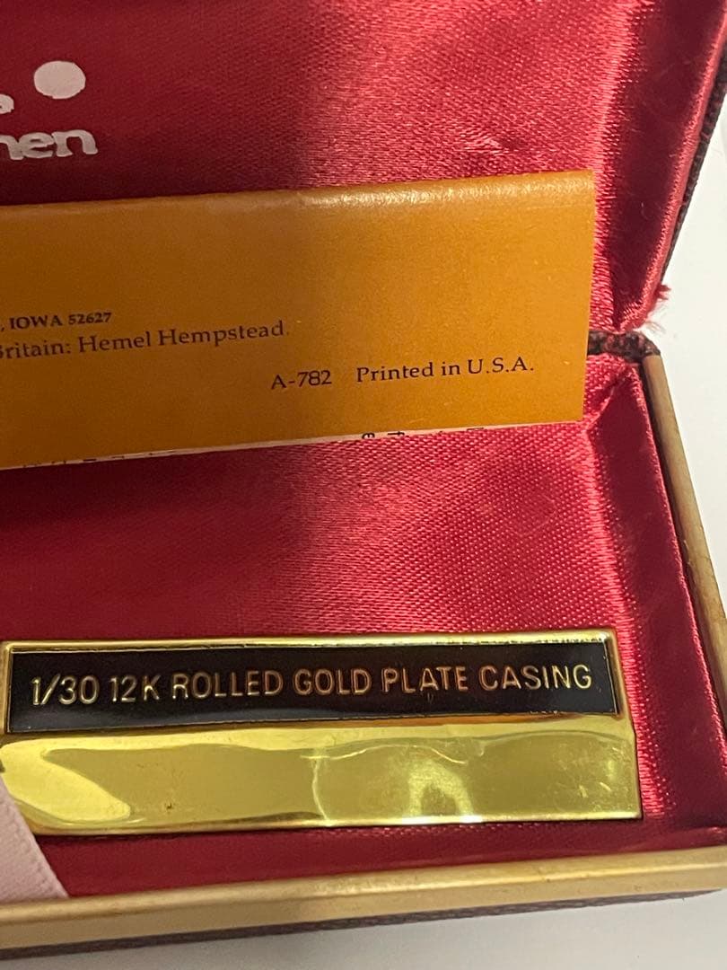 ビンテージ　シェーファー　USA ボールペン　12kGF 金張り