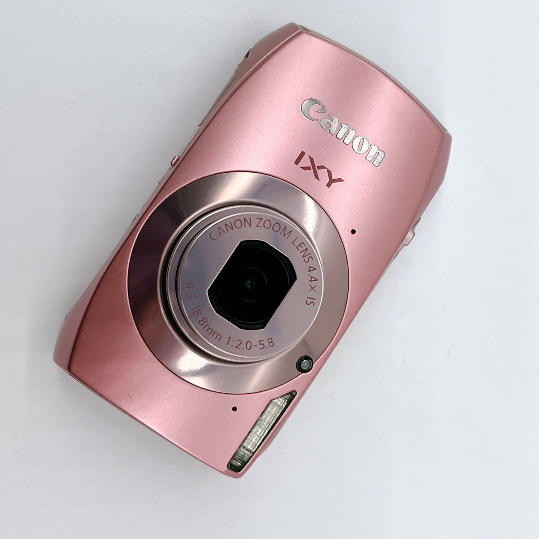 【未使用級】Canon IXY31S ピンク オールド コンデジ バッテリー2個