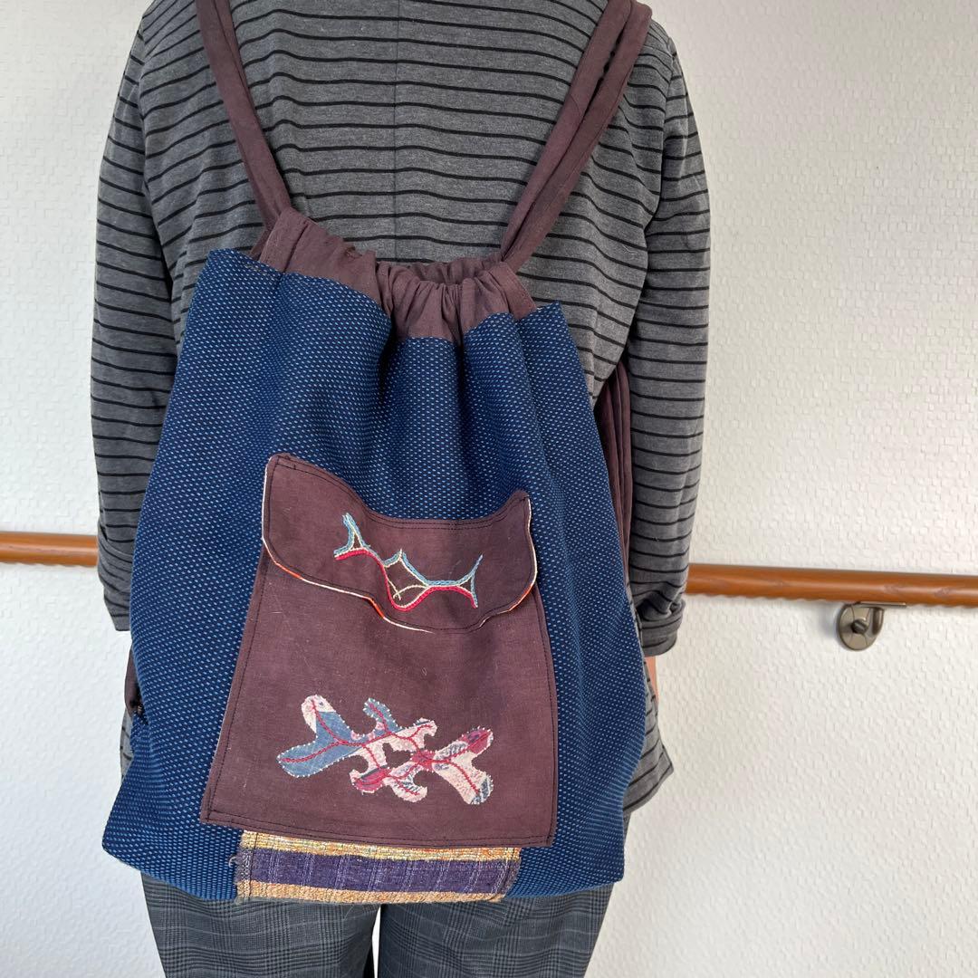 アイヌ刺繍リュック