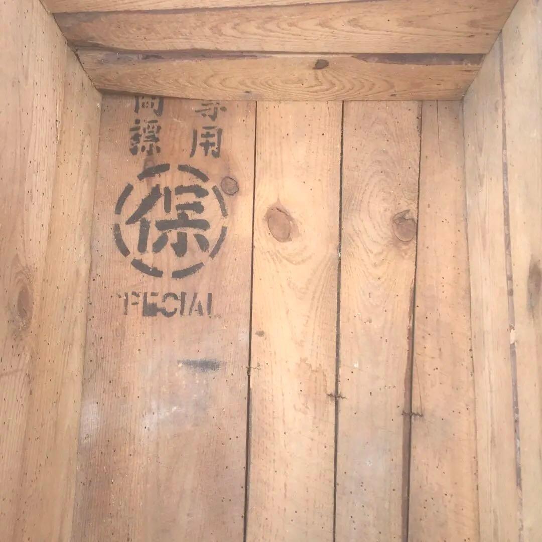 資生堂アンティーク木箱　／当時物　希少　戦前／右横書き