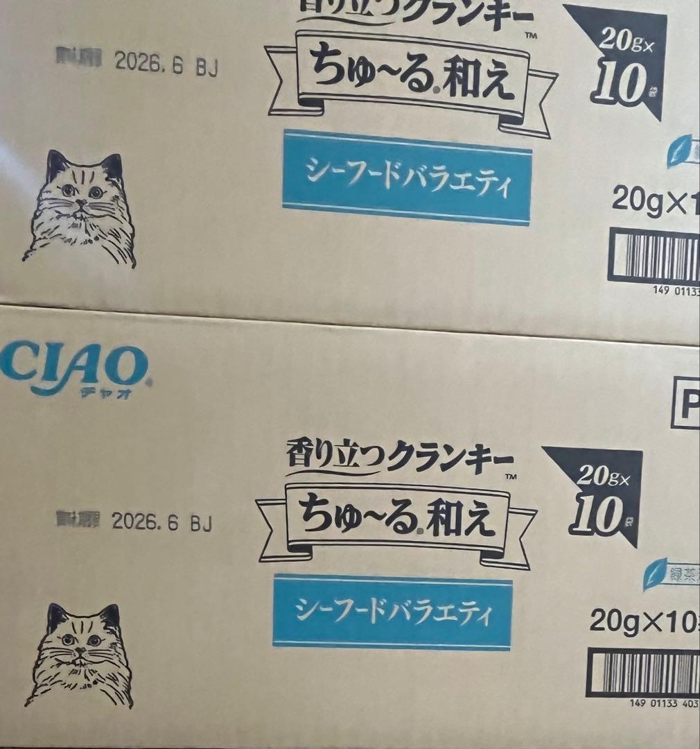 CIAO ちゅ〜る 和え シーフードバラエティ 24箱