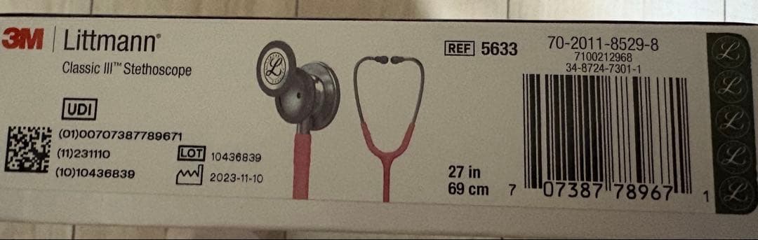 健康管理・計測計 3M Littmann Classic III Stethoscope