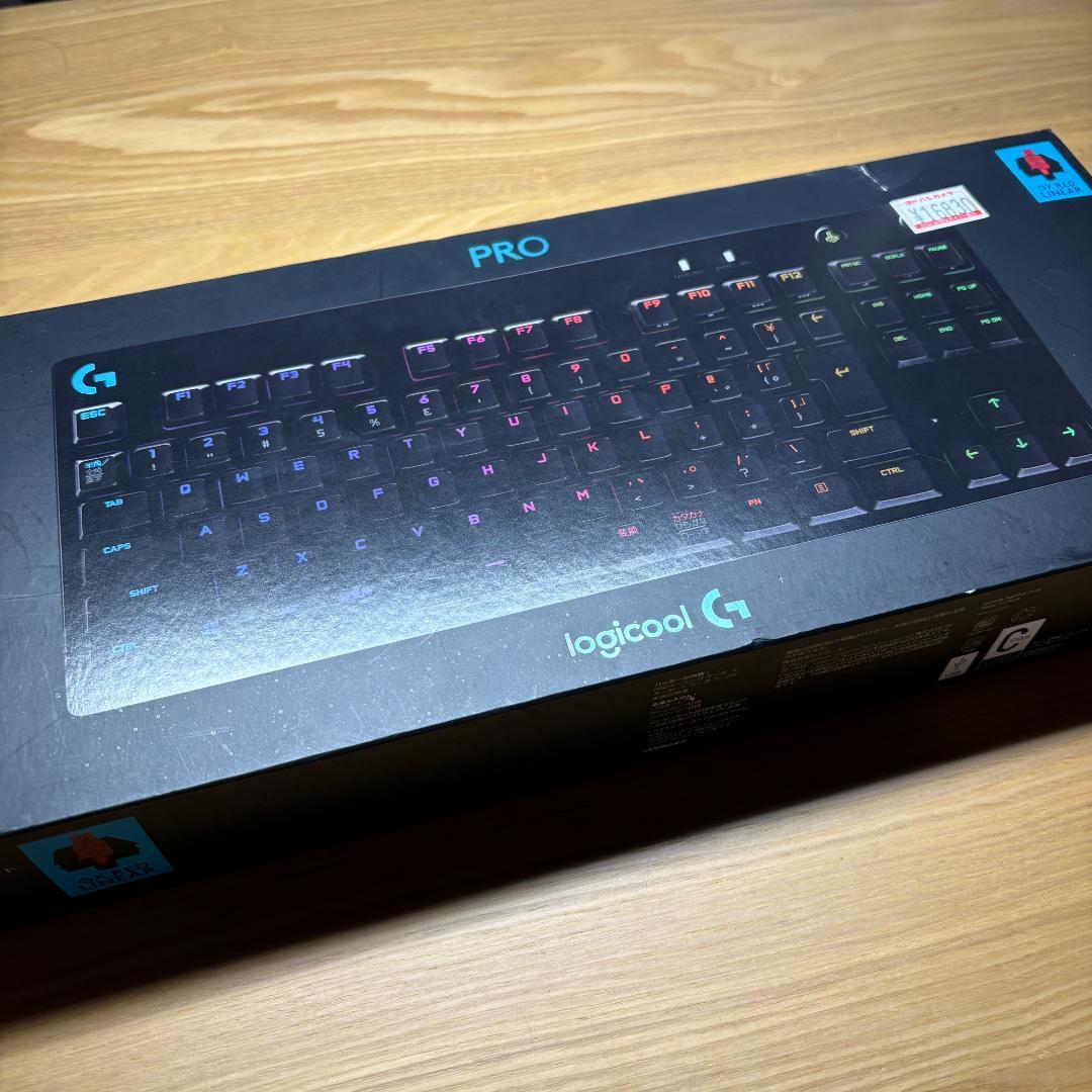 超美品 Logicool G PRO 有線 ゲーミングキーボード JP配列 赤軸