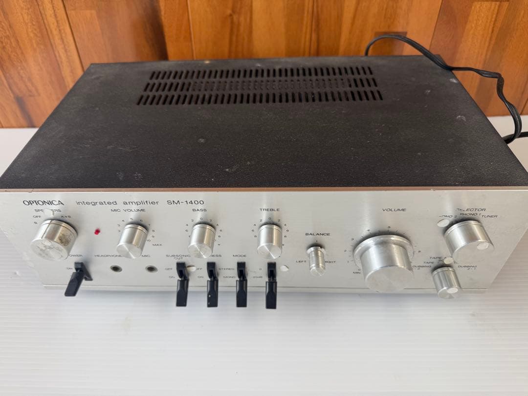 SHARP OPTONICA SM-1400 プリメインアンプ(a17)