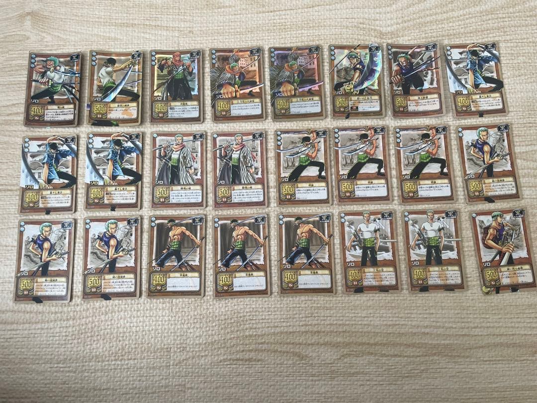 ONE PIECEカード　旧カード　ルフィ海賊団纏め売り
