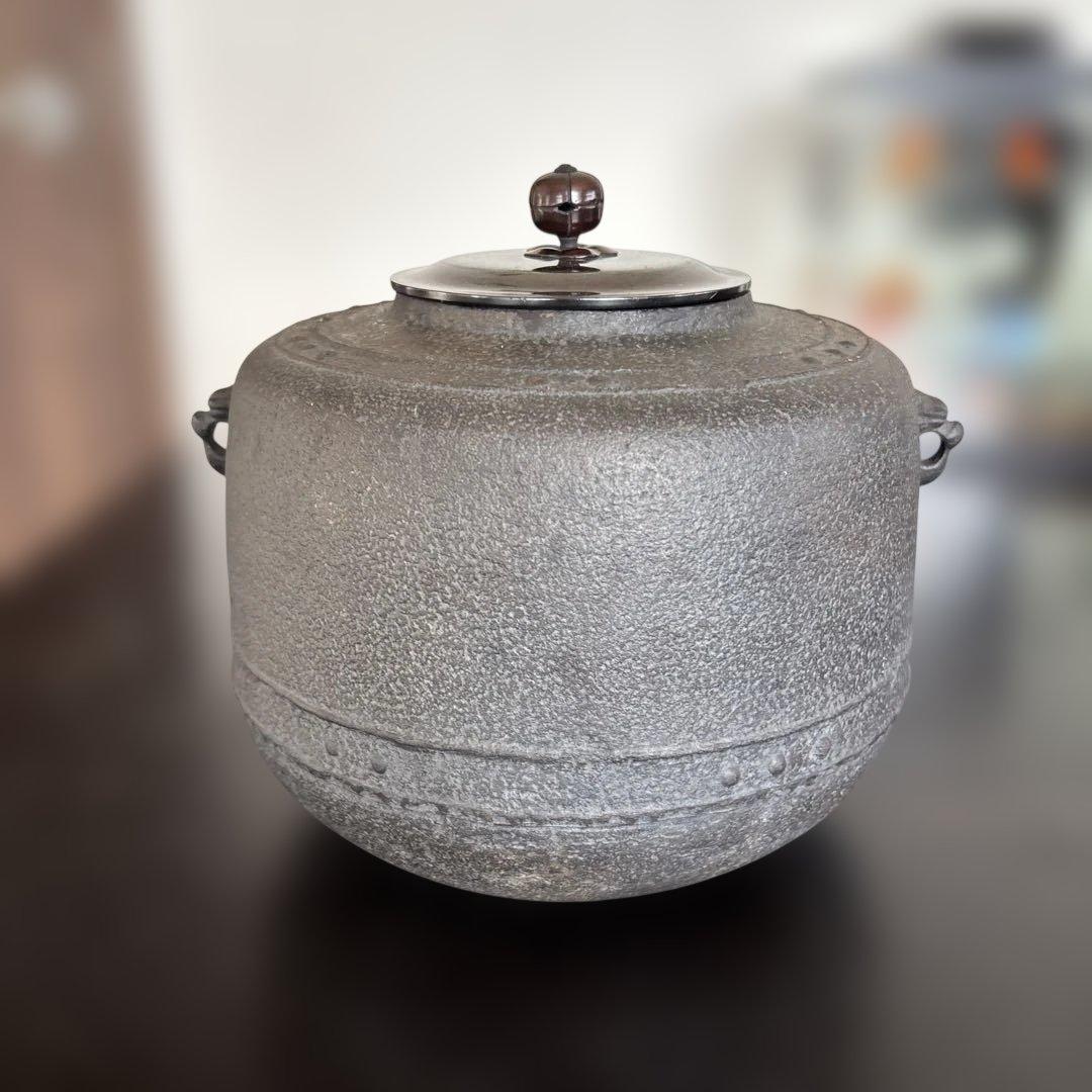 茶釜　萬代屋釜　釜師　人間国宝　高橋敬典