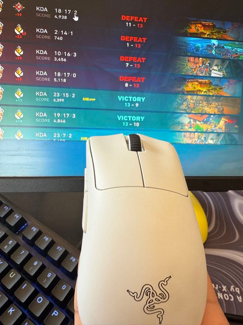 Razer DeathAdder V3 Pro white 8kドングルセット
