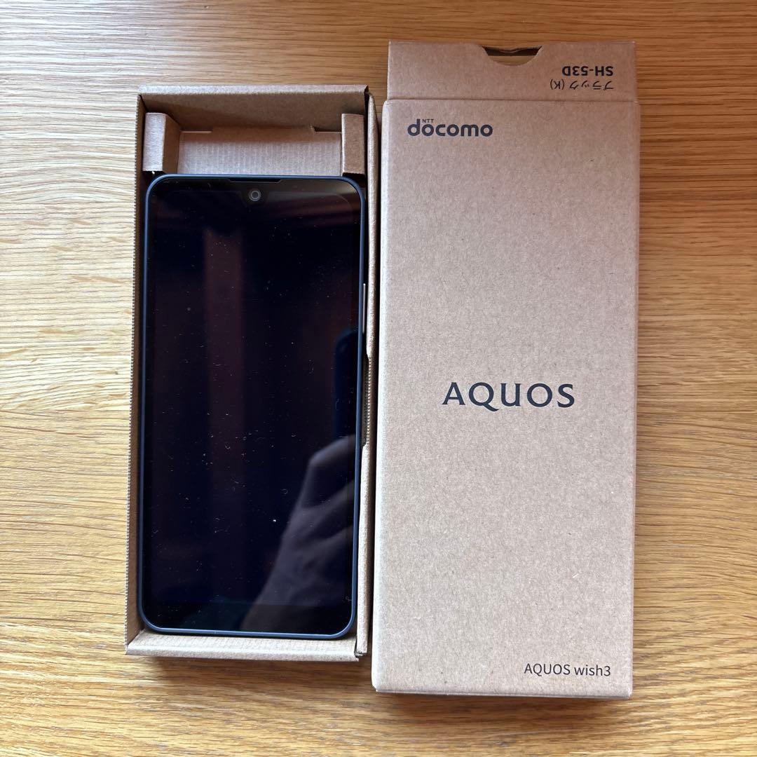 docomo AQUOS wish3 本体