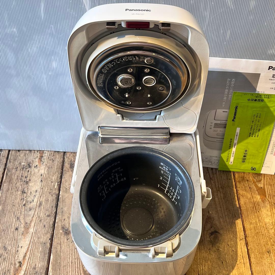 【稼働品】Panasonic パナソニック SR-PW107 炊飯器