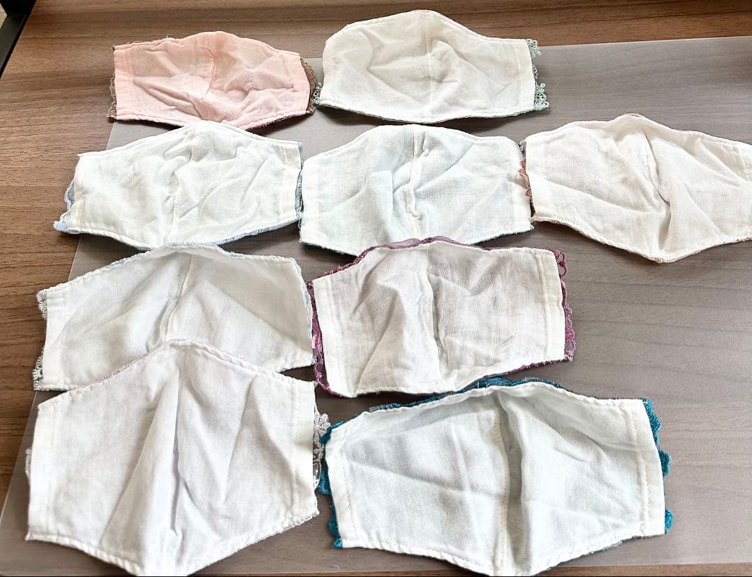 【✨美品✨】❤筒型不織布マスクカバー❤9枚セット⚠️バラ売り不可⚠️