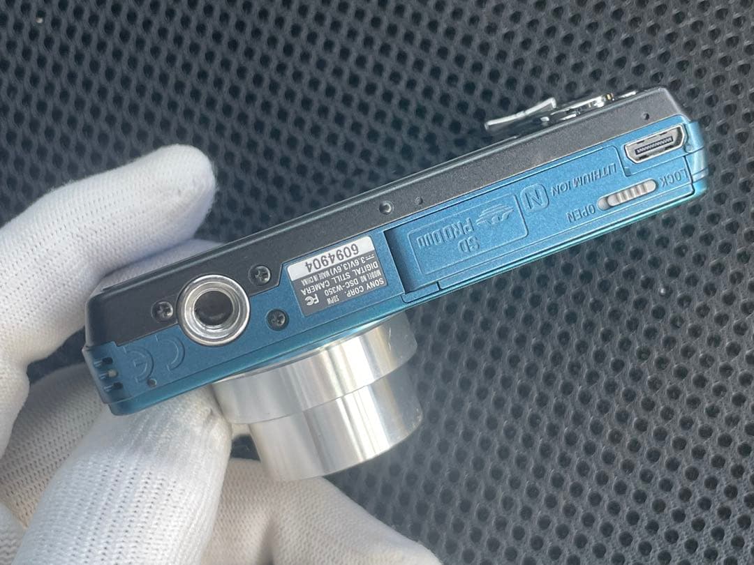 SONY Cyber-shot DSC-W350 デジタルカメラ ブルー 中古品