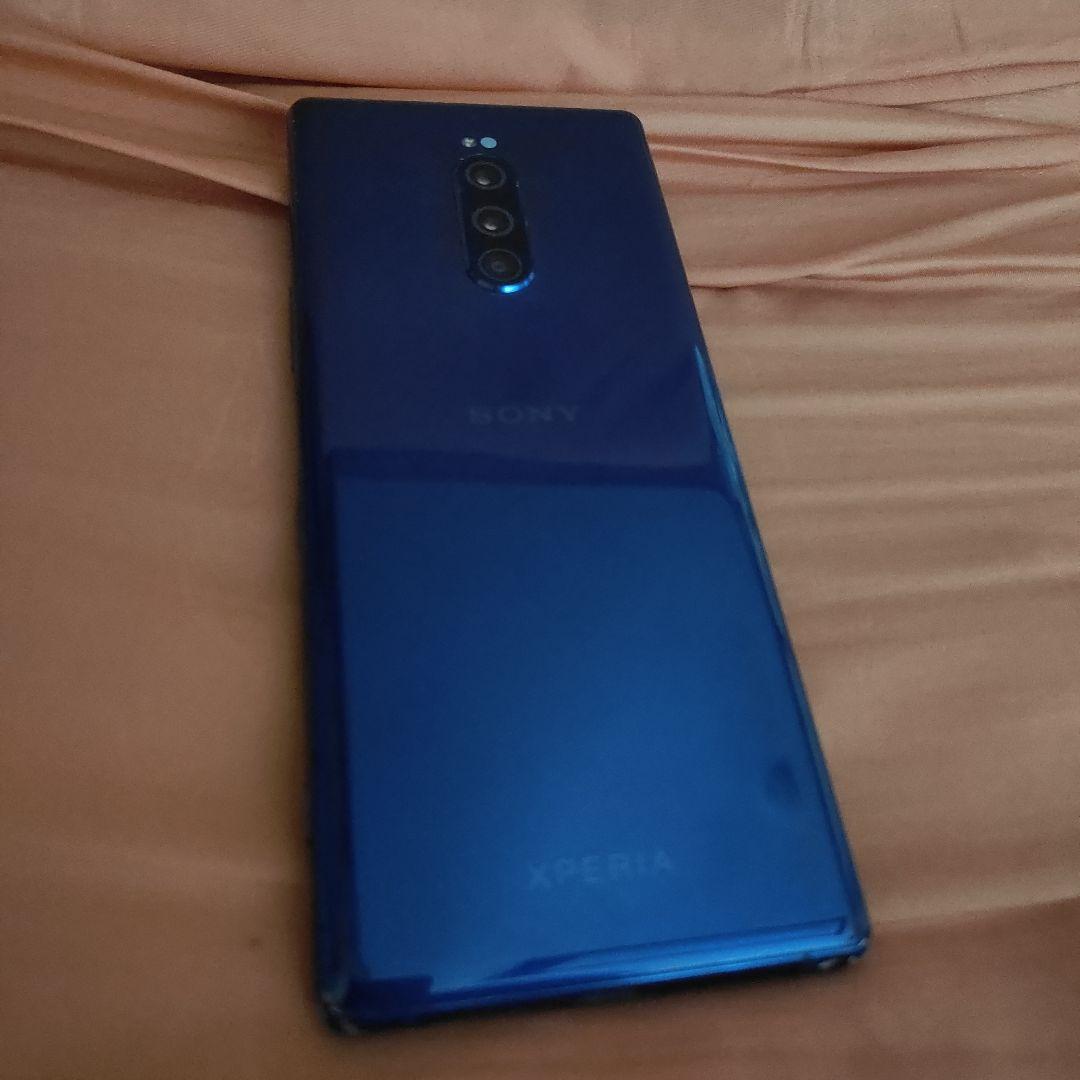 Xperia1 802SO SoftBank パープル SIMロック解除済み