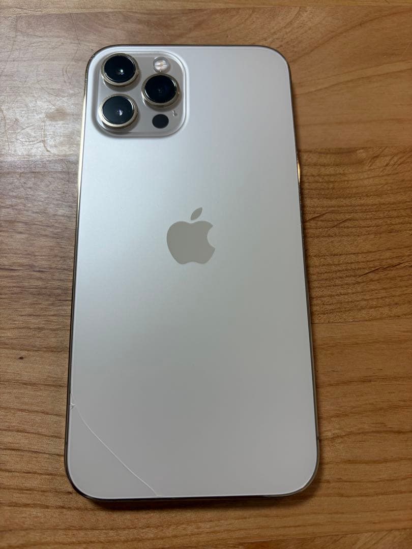 iPhone12promax 128G ゴールド 傷あり