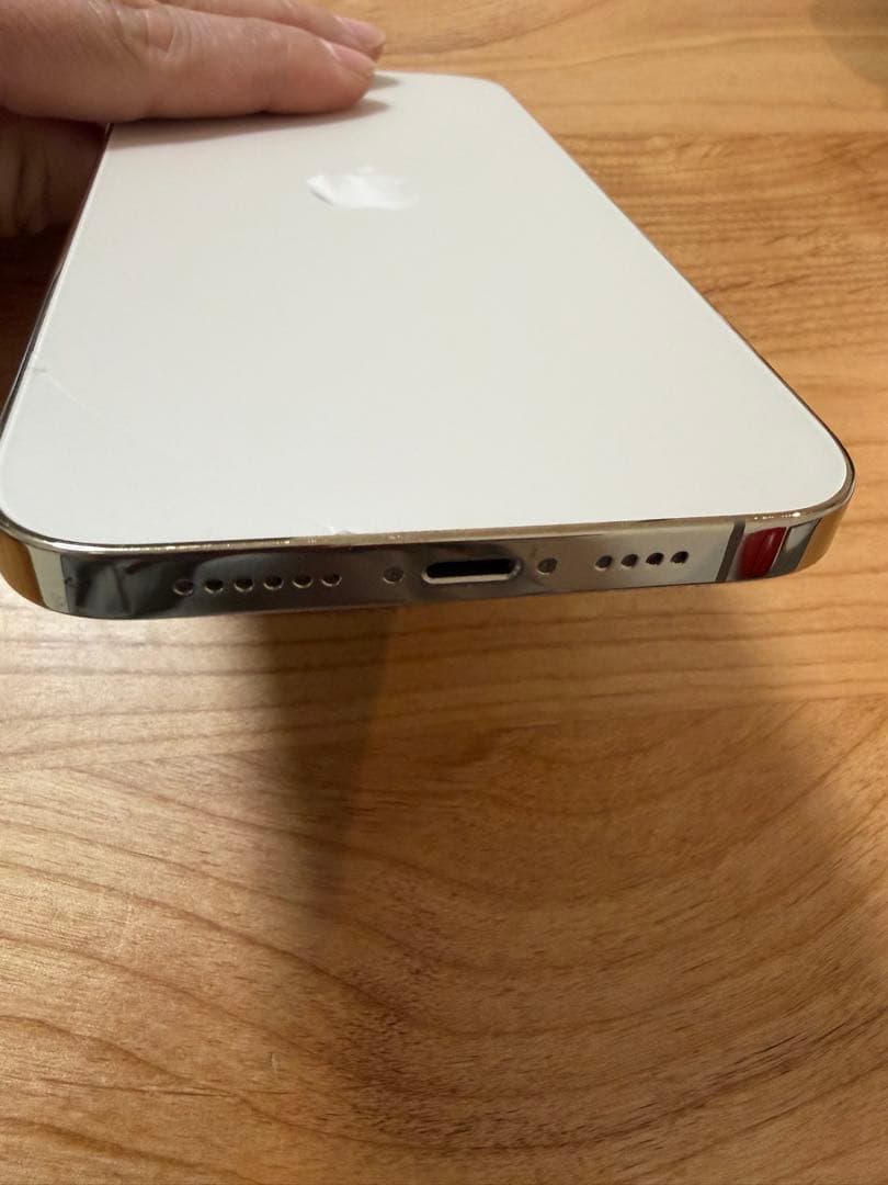 iPhone12promax 128G ゴールド 傷あり