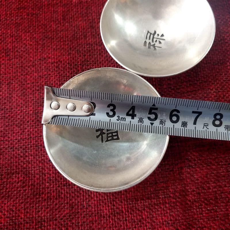 銅 細工 福禄寿喜 湯飲み 茶道具 工芸品 置物