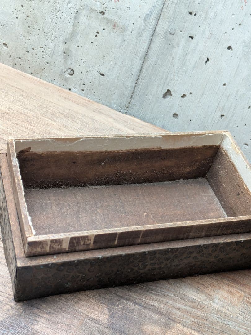 フランスアンティーク ボックス 宝箱 てんとう虫 手芸細工