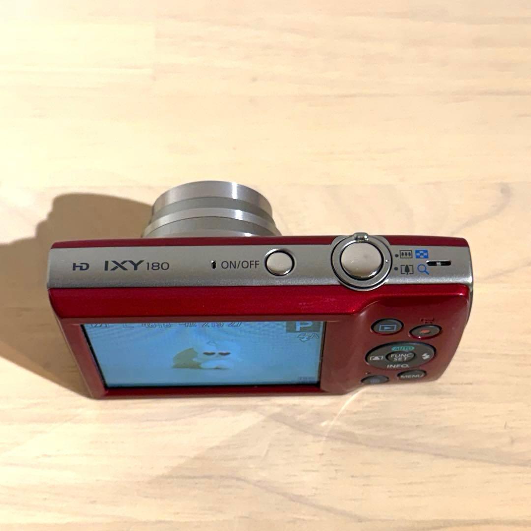 Canon IXY 180 レッド コンパクトデジタルカメラ　動作確認済み