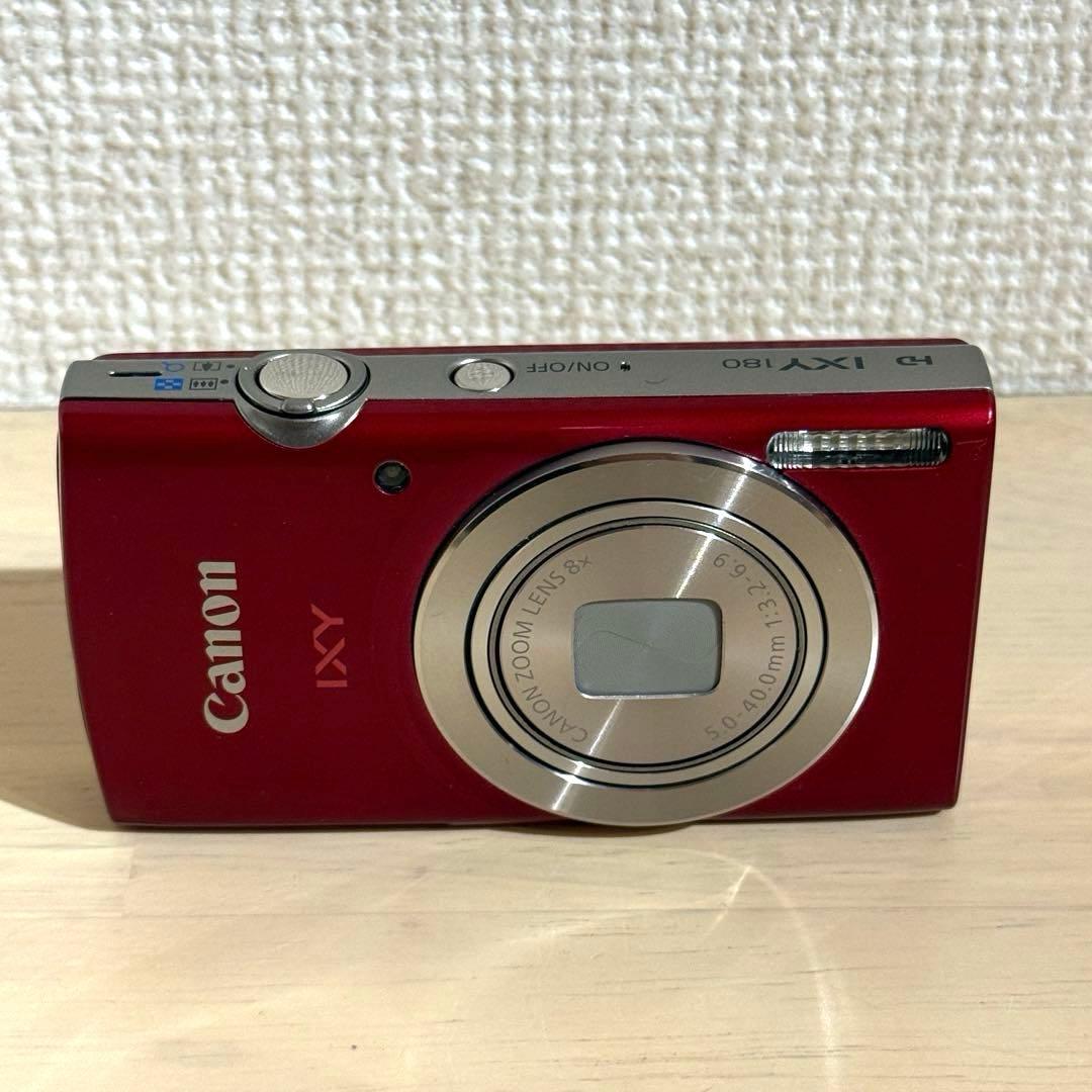 Canon IXY 180 レッド コンパクトデジタルカメラ　動作確認済み