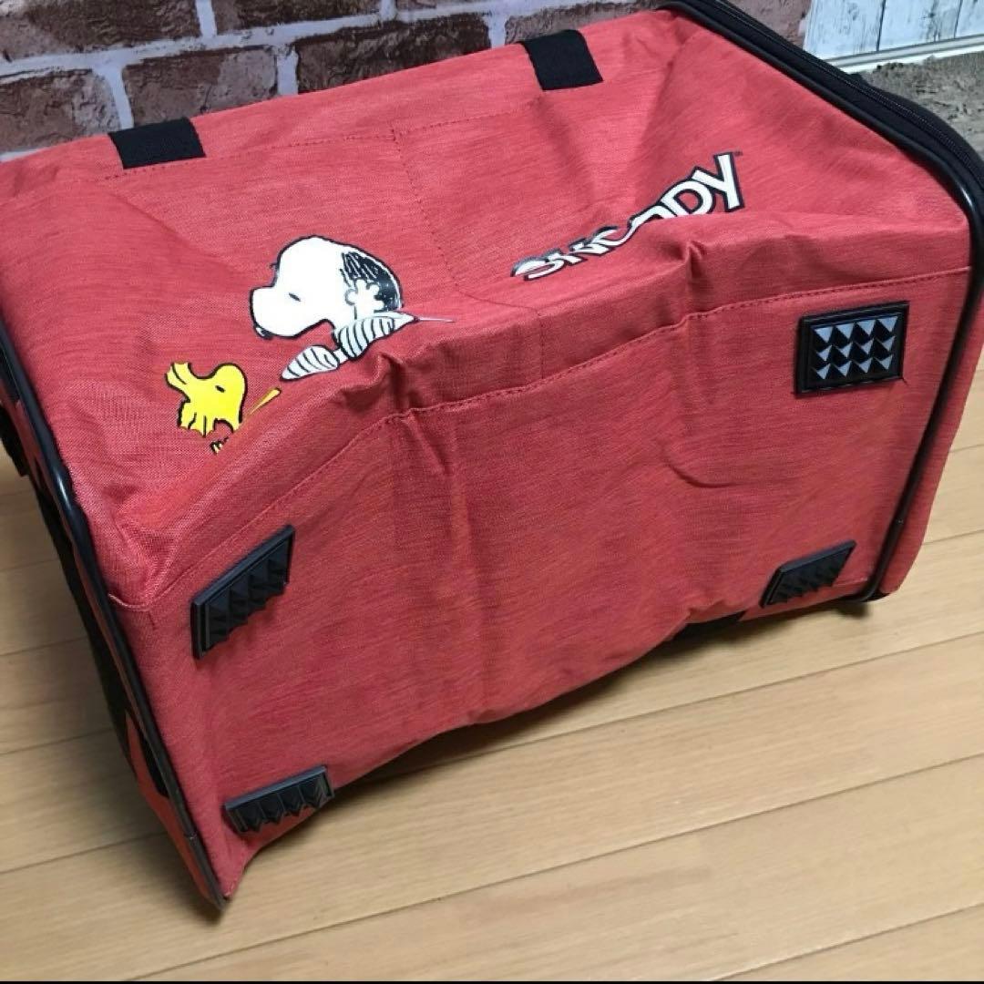 PEANUTS ピーナッツ SNOOPY ペット用キャリー　赤/ M