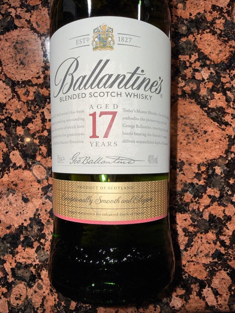 バランタイン17年正規輸入品ballantine's