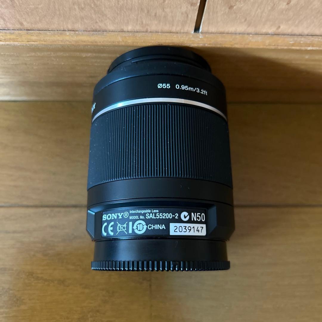 SONY 一眼レフAPS-C用　SAL55200-2