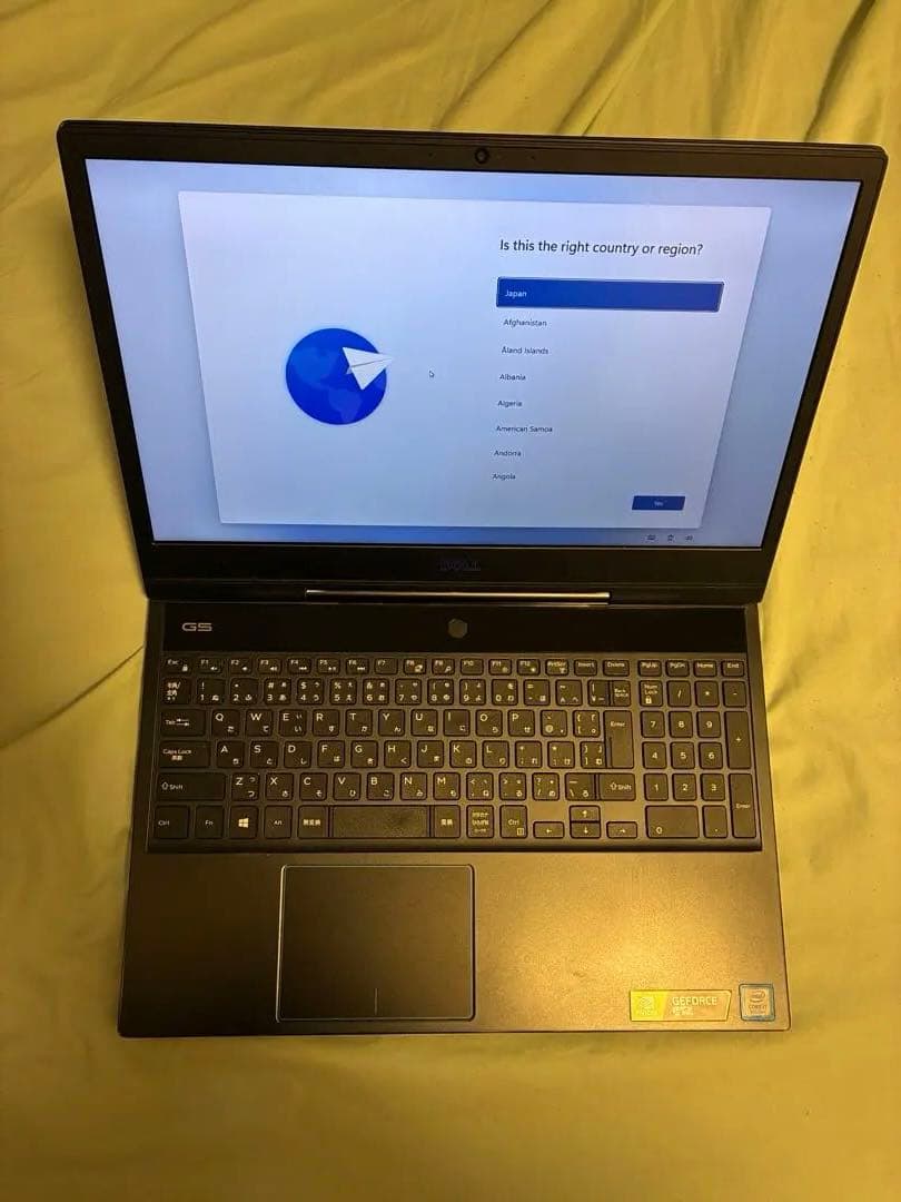 動作確認済 Dell G5 15 5590 ジャンク品