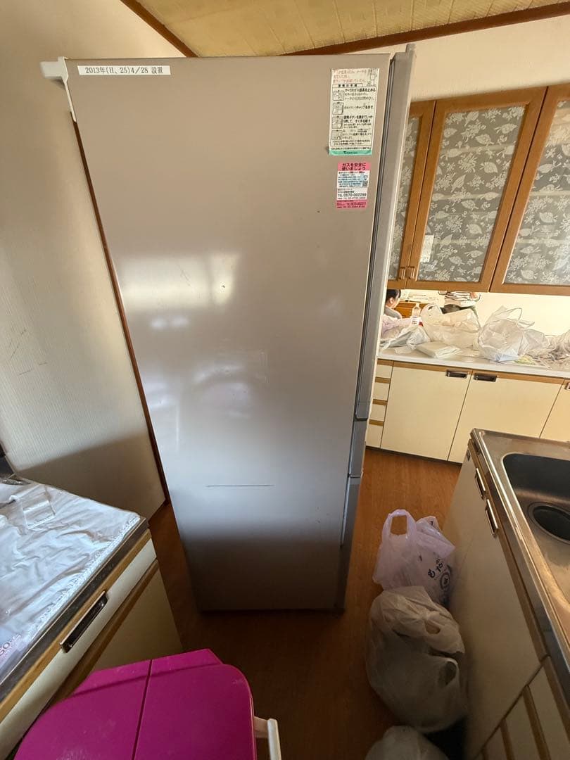 送料込　3日間限定出品　三菱　ノンフロン　冷凍 冷蔵庫　420L 2013年製