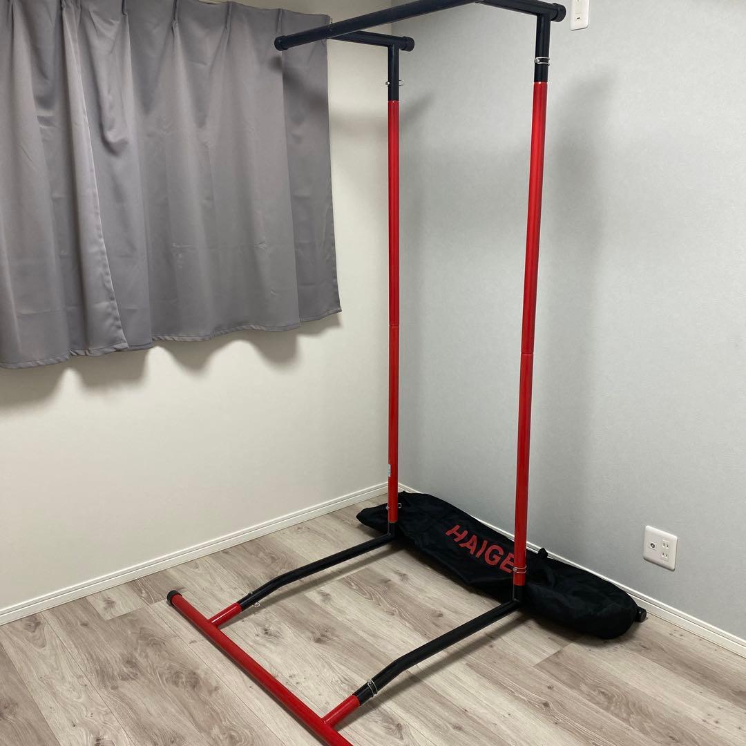 HAIGE ぶら下がり健康器 赤黒